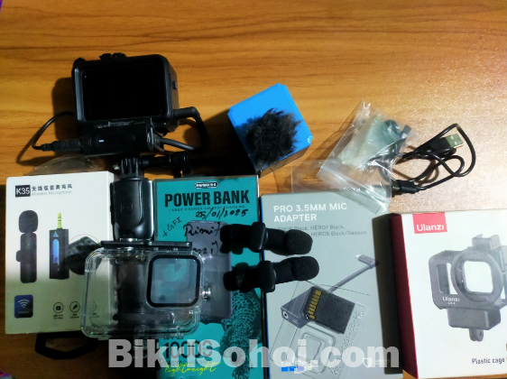 GoPro Hero 11 Bundle, 128GB SD, Mic, Power Bank, Waterproof